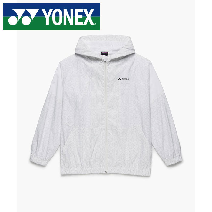 【 2026年 春夏ひな形】【 ヨネックス  YONEX 】【 御召しもの 】 庭球 バドミントン レディース 裏地付 フルジップ パーカー 訓練を受ける着 形づくる御召しもの 民族大移動着 フーディー 今めかしい 愛くるしい 57115 (011) 白いこと [260517][amz]