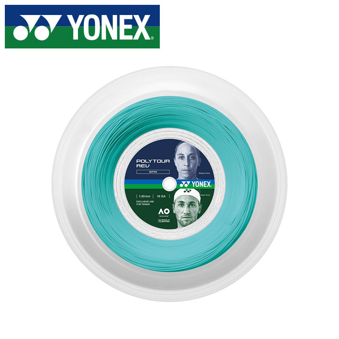 【 2026年 春夏ひな形】【 ヨネックス  YONEX 】 硬式 庭球 ガット ポリ周遊旅行 レブ 130 ( 200m ) より糸 PTR130R2 (384) MT.ペパーミント [260517][amz]