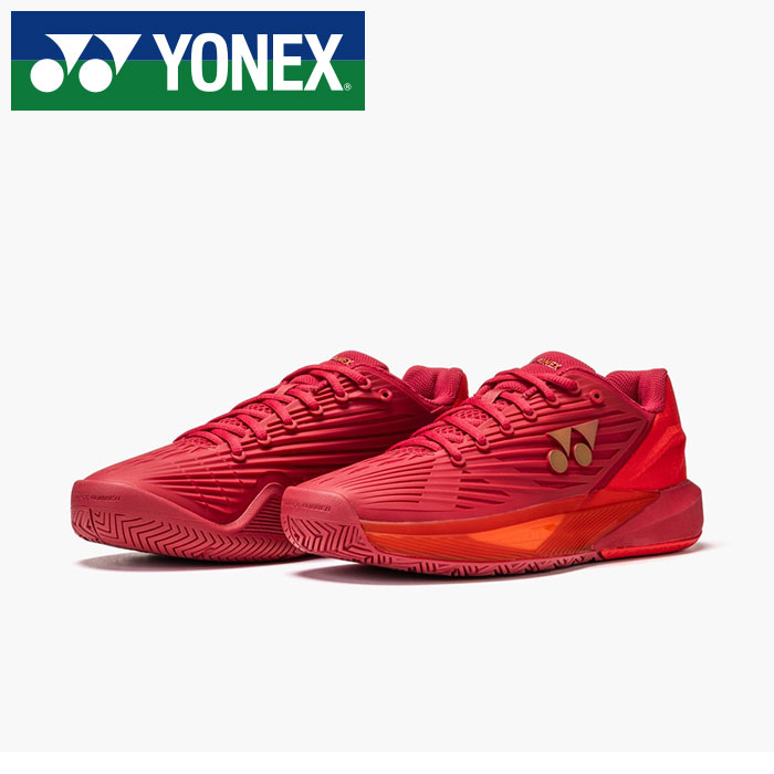 【 2026年 春夏模範例】【 ヨネックス  YONEX 】【 シューズ 靴 】 庭球シューズ 力強さ座布団 エクリプション 5MAC メンズ 3E オール厚地の外套 庭球 SHTE5MAC (338) ルビー赤いこと [260517][amz]