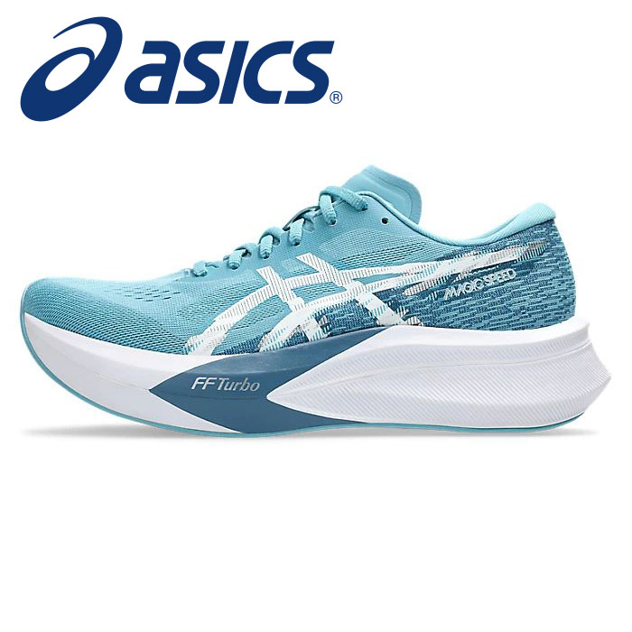 ASICS ランニングシューズ ホワイト/ティール 未使用 AS605BW21913_thumb.jpg