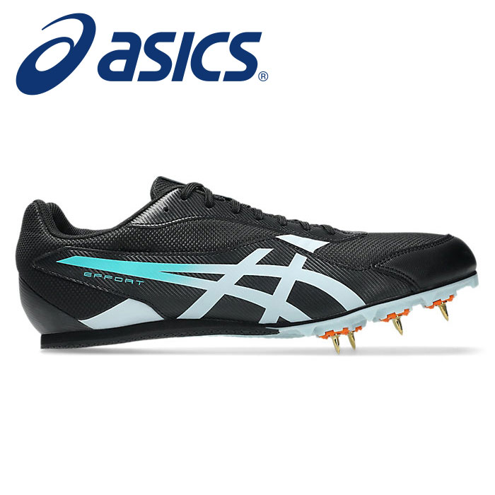 ★初心者にオススメ！耐久性に優れ多種目に対応★【 2026年 春夏モデル】【 アシックス asics 】【 シューズ 靴 】 陸上 スパイク メンズ レディース 男女兼用 2E 短距離 中距離 ハードル 走幅跳 三段跳 棒高跳 1093A264 (001) ブラック/クールグレー [ten][260326][amz]