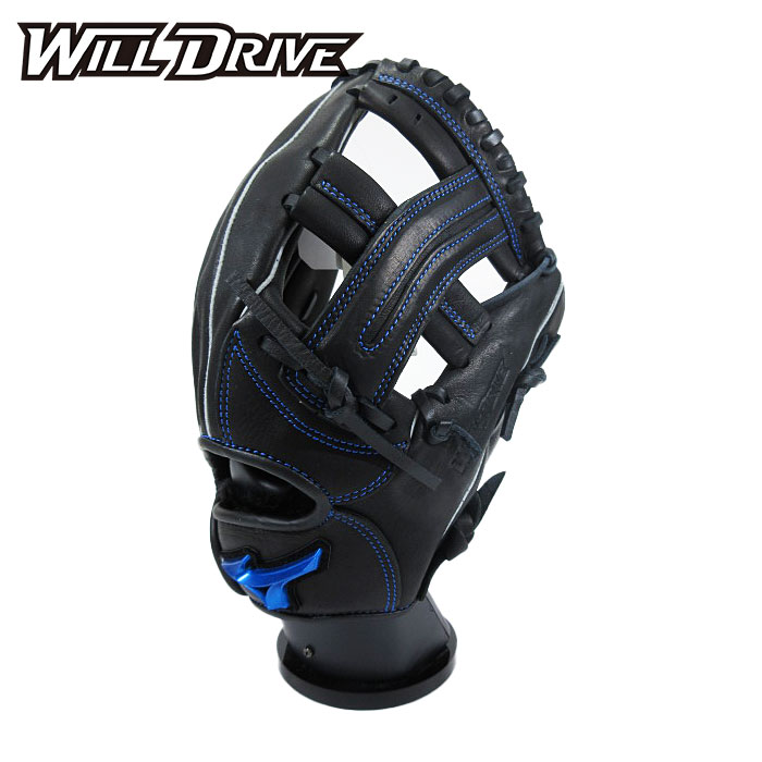 [型付け1円(オプション含む)]【 ミズノ MIZUNO 】【 グラブ グローブ 】 野球 ジュニア 軟式 グローブ オールラウンド ウィルドライブ ブルー 右投げ 子供 小学生 ミズノ 低学年 1AJGY32510 (09) ブラック [ten][241227][amz]