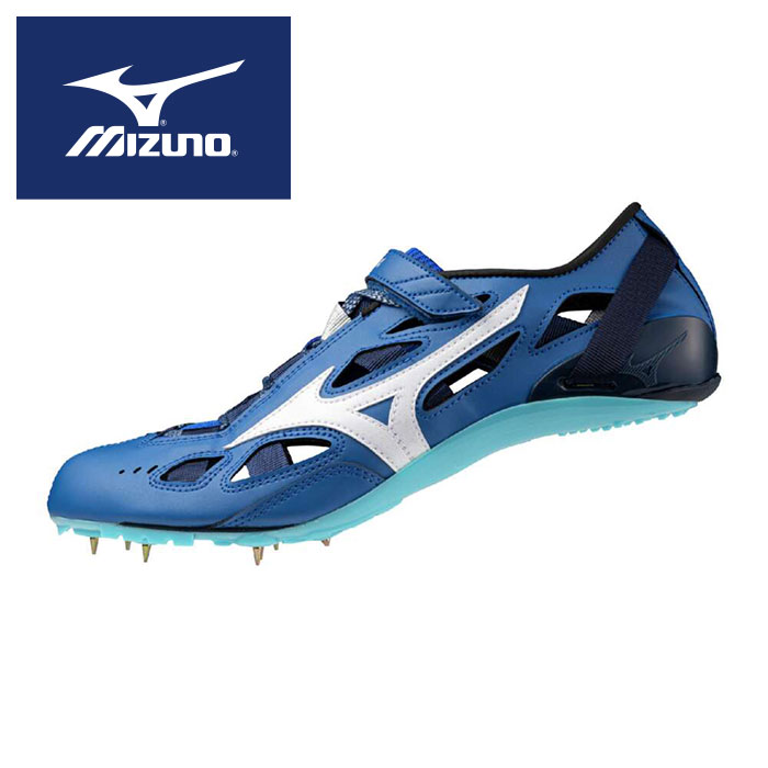 ★不動の短距離 最上位モデル！アッパーリニューアルで更にフィット性 向上★【 ミズノ  MIZUNO 】【 シューズ 靴 】 陸上スパイク(短距離/ハードル) クロノインクス JAPAN メンズ レディース 男女兼用 U1GA241001 ブルー×ホワイト [ten][240725][amz] 父の日