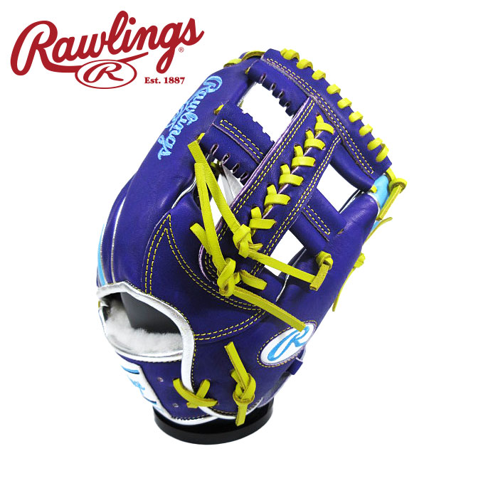 [型付け1円(オプション含む)]【 ローリングス Rawlings 】【 グラブ グローブ 】 野球 一般 軟式 グローブ 内野手 HOH プロ エクセル ウイザード #02 カラーズ 右投げ 内野 GR5FHW2CCK4MG (PPL/SX) パープル/サックス [ten][251008][刺繍可][amz]