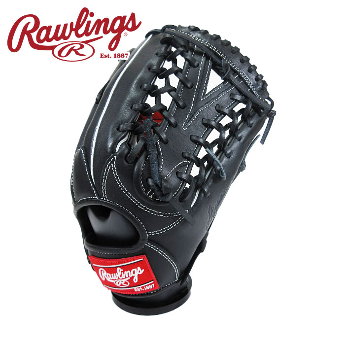 【極美品】ローリングス　軟式グローブ　外野　グラブ袋付き 新品】 ローリングス 軟式グローブ / 外野手用 無料型付け