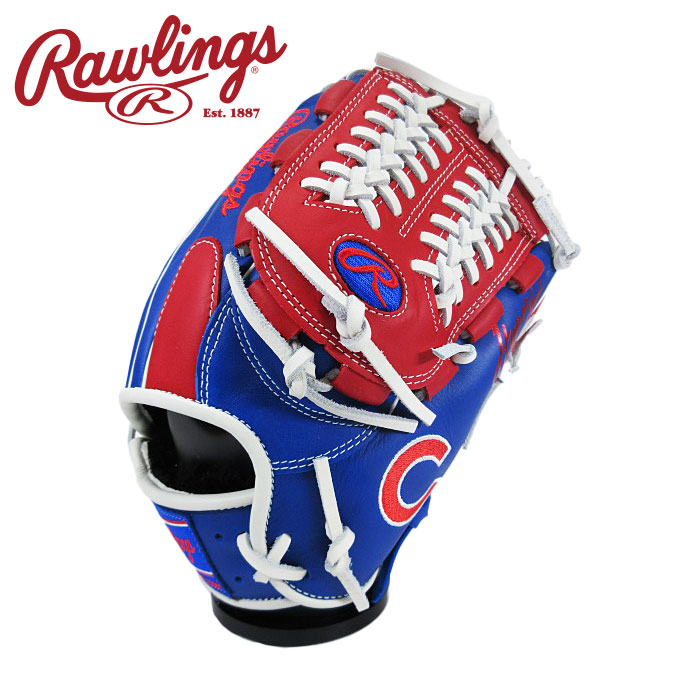 [型付け1円(オプション含む)]【 ローリングス Rawlings 】【 グラブ グローブ 】 野球 一般 軟式 グローブ オールラウンド用 ハイパーテック MLB チーム 右投げ ローリングス GR5HTMCK4MG (CHC) カブス [ten][250228][刺繍可][amz]