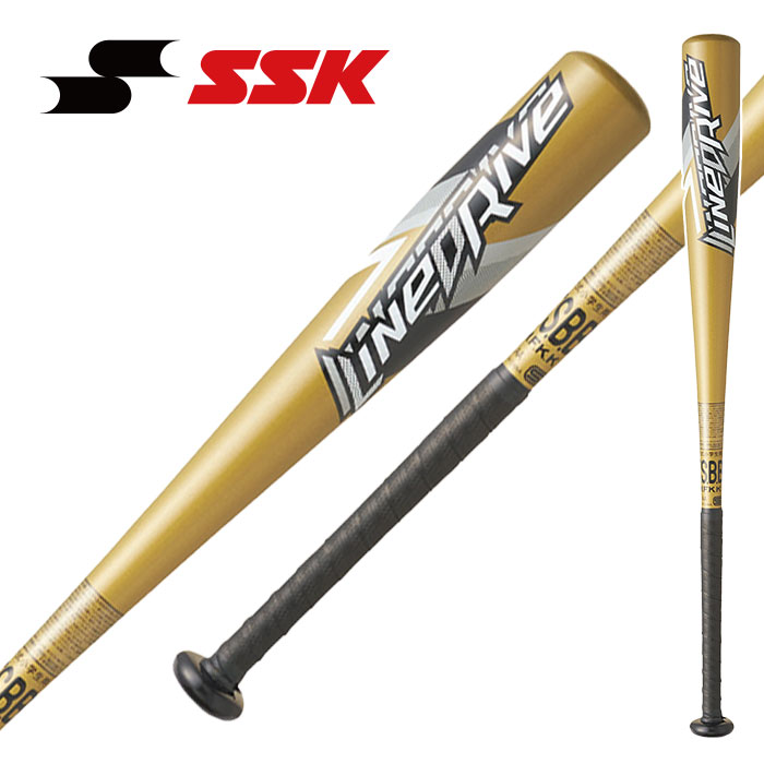 ★軽量で振りやすい★【 SSK エスエスケイ 】【 バット 】 野球 ジュニア 軟式 金属 バット ラインドライブ 76cm 480g ミドルバランス 子供 こども 小学生 少年野球 SBB5074F (38)ゴールド [ten][250702][amz]