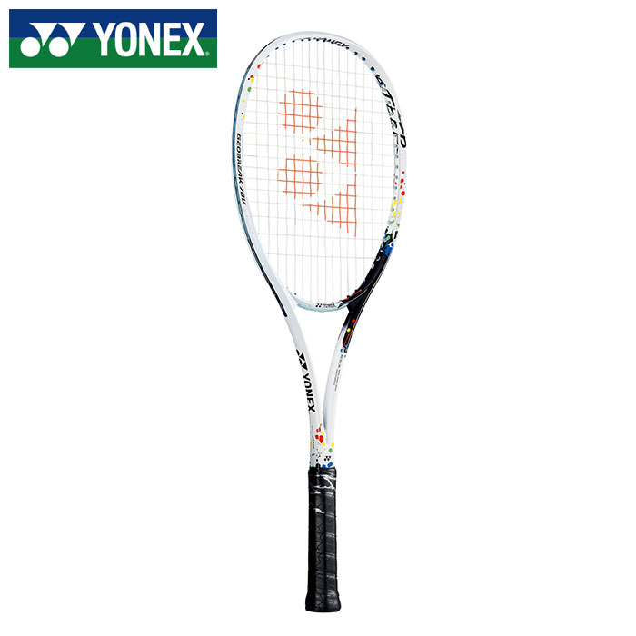 【 ヨネックス YONEX 】ソフトテニスラケット(フレームのみ) ジオブレイク 70Vステア 前衛向け 軟式用 GEO70V-S 553 ホワイト/ダークネイビー [ten][220411][amz]