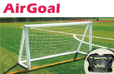 【 フットボールギア footballgear 】【 設備 用具 】サッカー エアゴールプロ　AirGoal Pro　練習用　空気 組み立て 簡単 持ち運び 安全 室内可　ANF6533　AN-F6533　[200416][大型宅配便]｜アスリート　ステージ