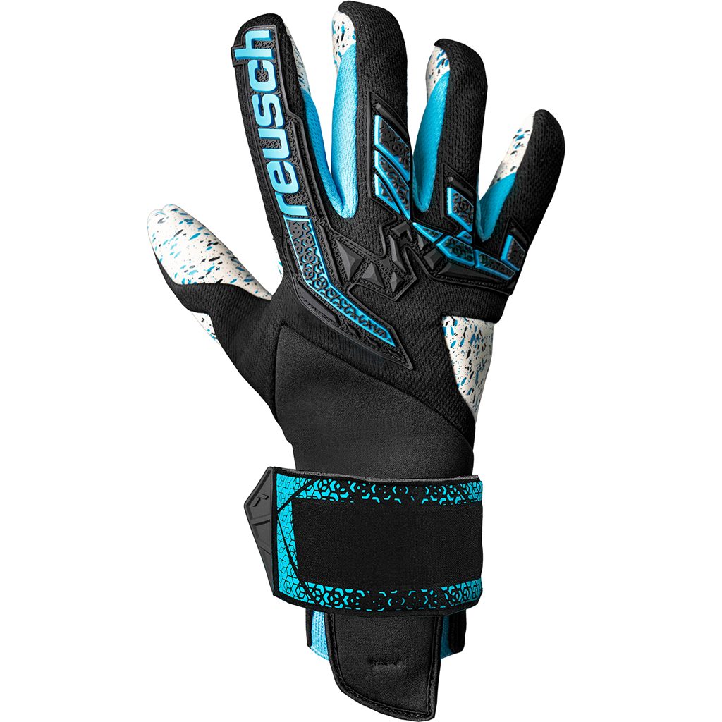 【 ロイシュ reusch 】【 手袋 グローブ 】 サッカー キーパーグローブ アトラクト フリーゲル フュージョン ゴールキーパー グローブ メンズ レディース 男女兼用 大人 (7782) 5560979 ブラック/バチェラーボタン [251110][amz]