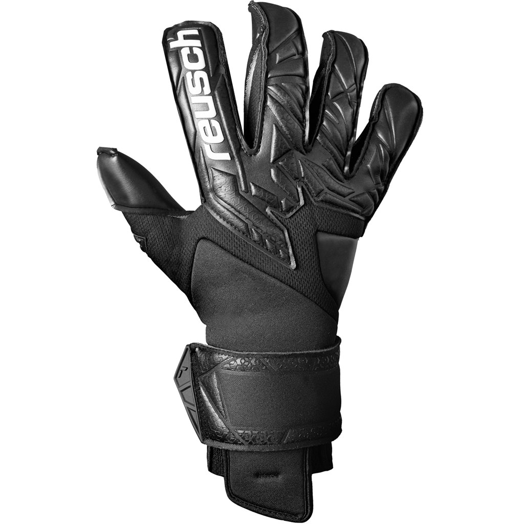 【 ロイシュ reusch 】【 手袋 グローブ 】 サッカー キーパーグローブ アトラクト インフィニティ レジスター キーパー グローブ メンズ レディース 男女兼用 大人 (7700) 5570745 ブラック [251114][amz]