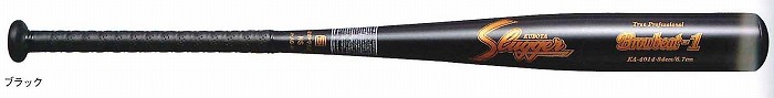 ★中学生対応★【 久保田スラッガー クボタ 】【 バット 】 野球 硬式 金属 バット Browbeat-1 82cm 83cm 84cm ミドルバランス 久保田 スラッガー 超々ジュラルミン 中学生 中学 BAT-64 BAT64 ブラック 黒 [amz]