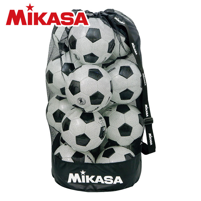 最大1 500円offクーポン発行中 ネーム入れ可 Mikasa ミカサ ボールバッグ メッシュ巾着型 サイズ 特大 2616 無料長期保証 ブラック フットサル バレー サッカー バスケット 名入れ Mbal