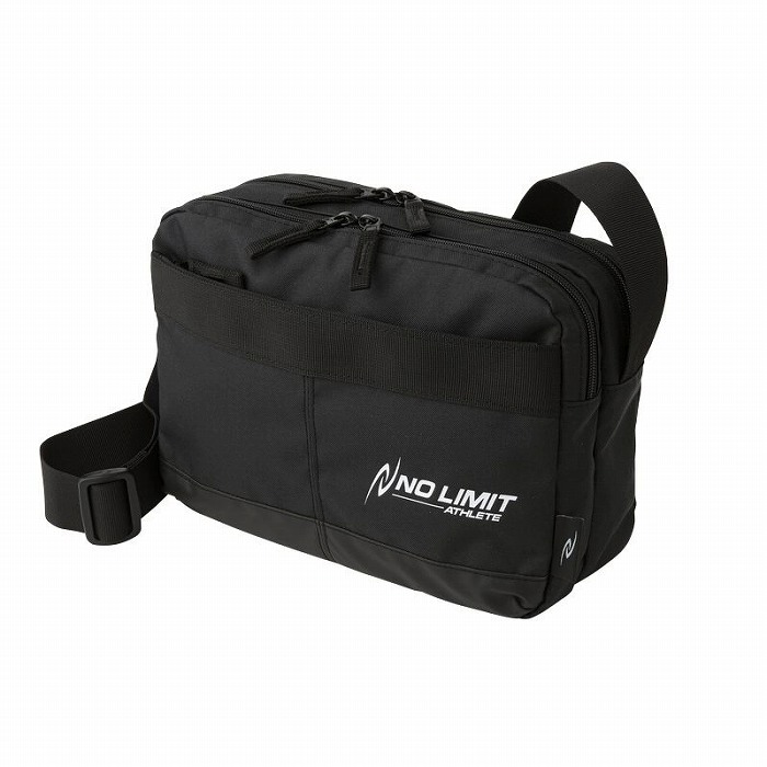 【 ニシスポーツ NISHI 】【 スポーツバッグ 】陸上競技　セカンドショルダーバック　肩掛けバッグ　小分けポケット　N22-332　07　ブラック　[210917]