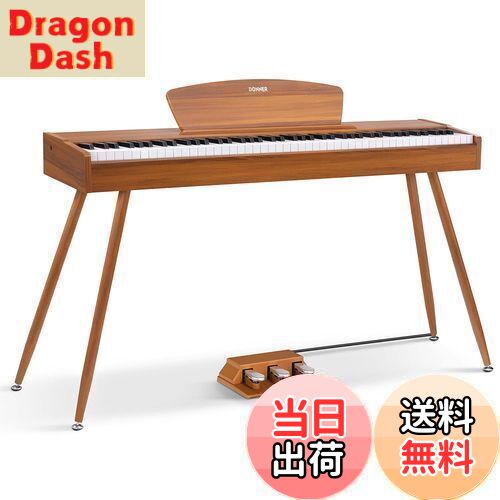 楽天市場】【送料無料】Donner 電子ピアノ 88鍵 ハンマーア