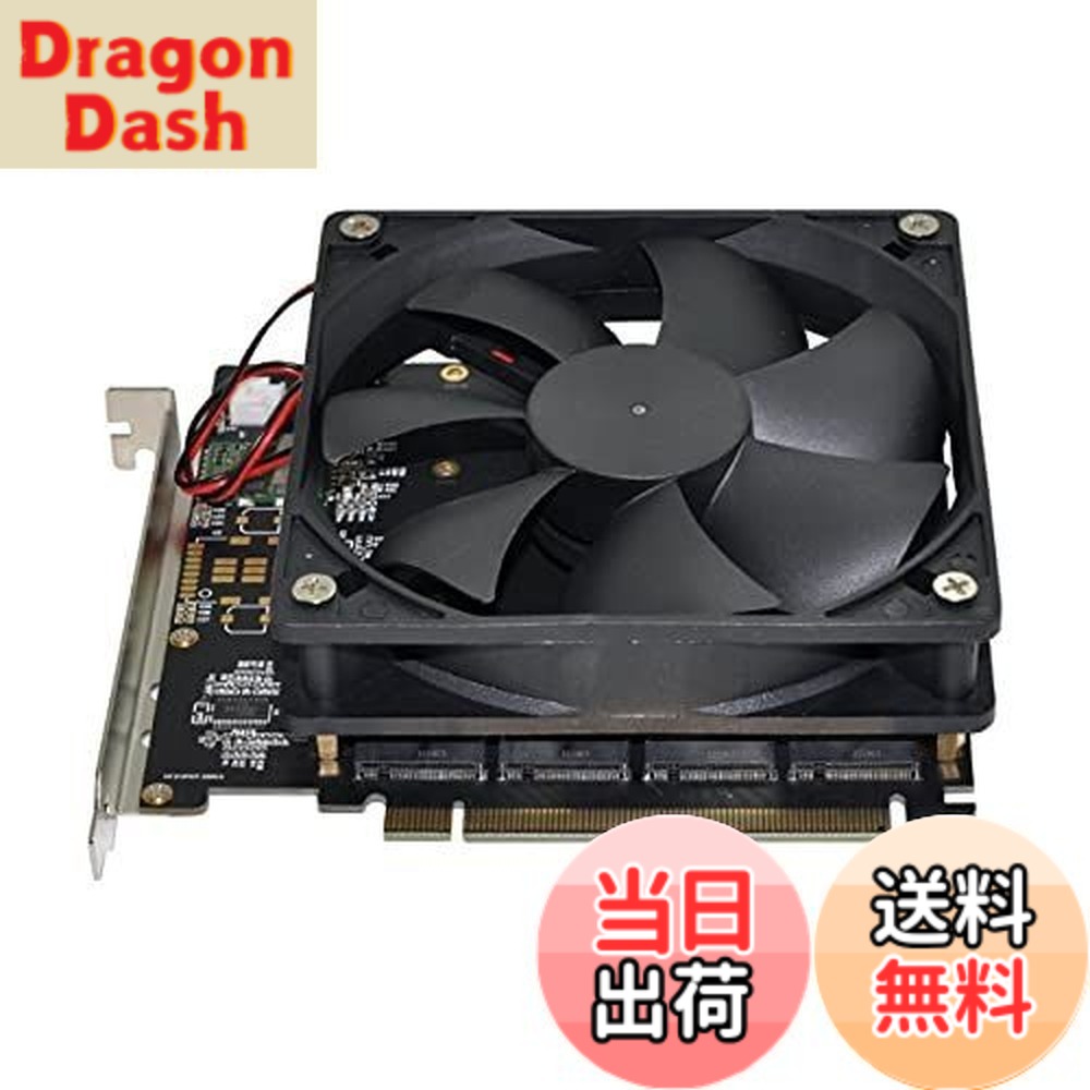 【送料無料】NFHK PCI-E 3.0 X4レーンホストアダプタM.2 AHCI NVME SSD MキーコンバータPCI Express X16