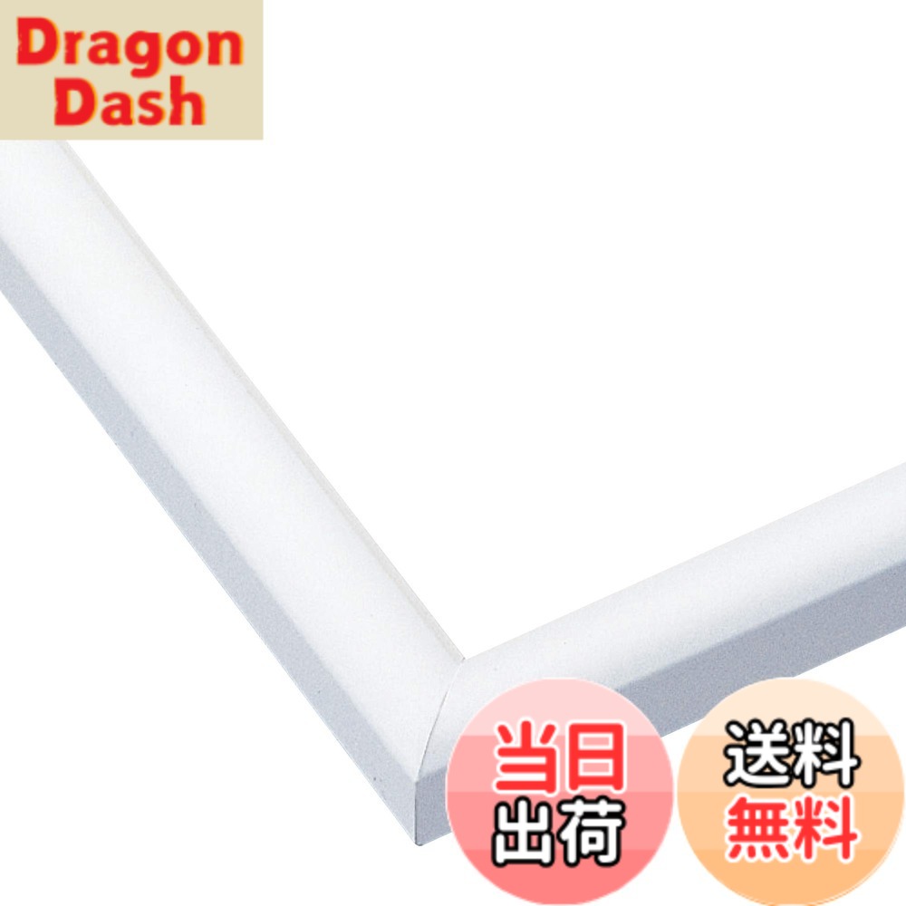 【送料無料】jigsaw_アルミフレーム 色：ホワイト、サイズ：34x102cm(パネルNo.9-T)