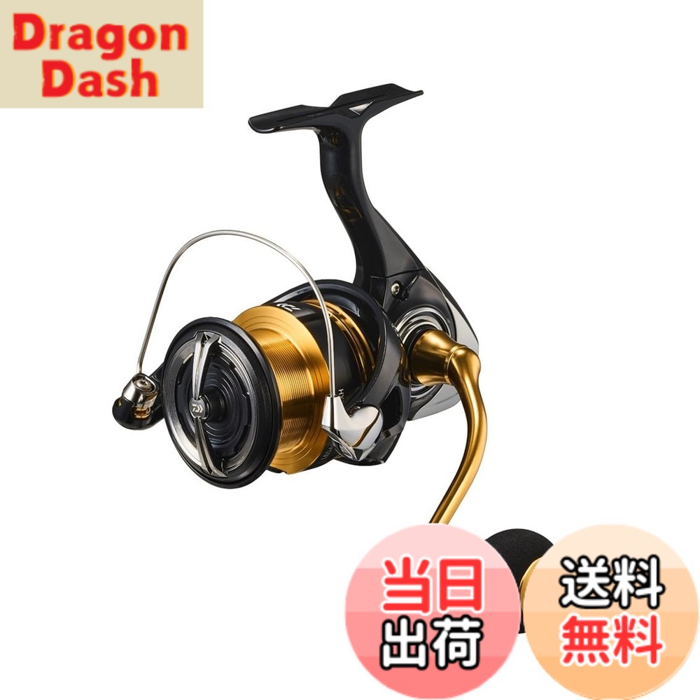 【送料無料】ダイワ(DAIWA) スピニングリール 23レガリス LT 1000S~6000D-H 各種 (2023年モデル) 色：ブラック、サイズ：LT4000-CXH｜DragonDash店