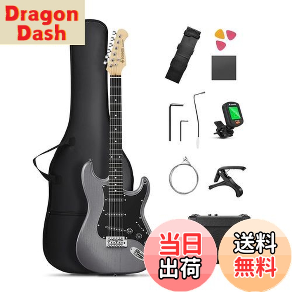 楽天市場】【送料無料】Donner エレキギター 初心者セット STタイプ