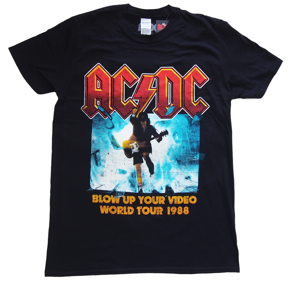 楽天市場】AC DC・AC/DC ・FLY ON THE WALL TOUR ロックTシャツ