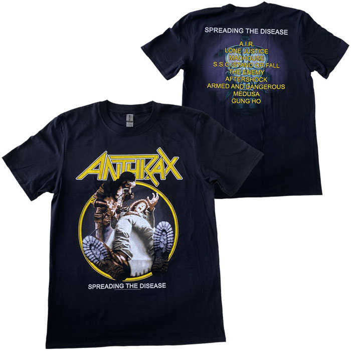 ANTHRAX アンスラックス　NOTMAN Tシャツ Lサイズ バンドTシャツ 通販 アンスラックス,ロックTシャツ ANTHRAX