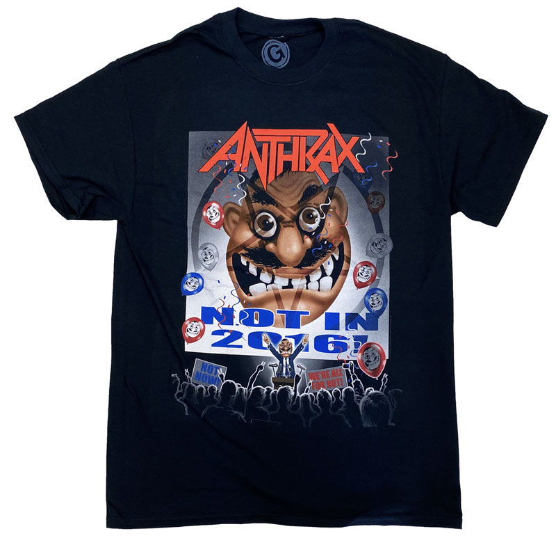 ANTHRAX アンスラックス　NOTMAN Tシャツ　XL Anthrax バンドTシャツ アンスラックス Skater Notman Vintage