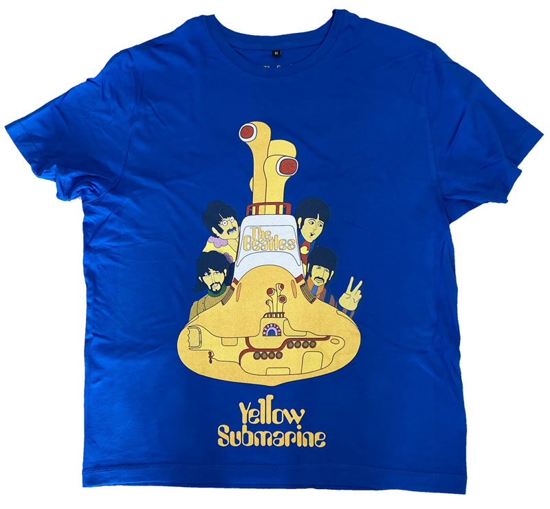 ☆ ビートルズ☆ イエローサブマリン タイダイ柄 Tシャツ 90's USA製 ☆ ビートルズ☆ イエローサブマリン タイダイ柄 Tシャツ 90's