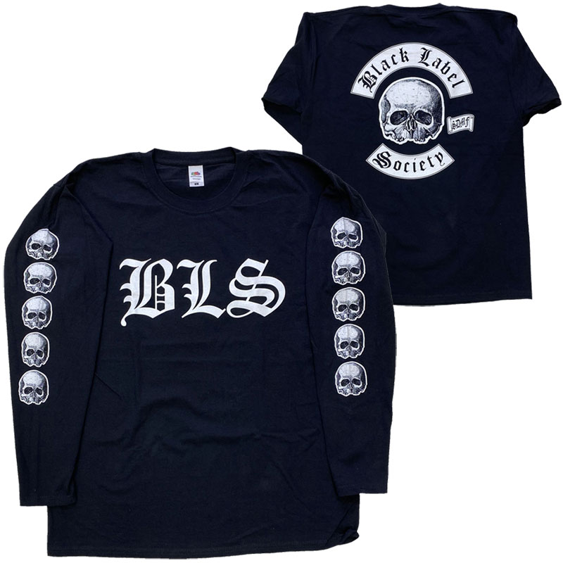 ブラック レーベル ソサイエティ・BLACK LABEL SOCIETY・LOGO・長袖・ロングスリーブ・オフィシャル ロックTシャツ