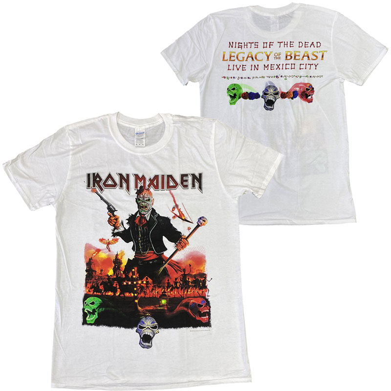 アイアンメイデン・IRON MAIDEN・LIVE IN MEXICO CITY・Tシャツ・ロックTシャツ・オフィシャルバンドTシャツ