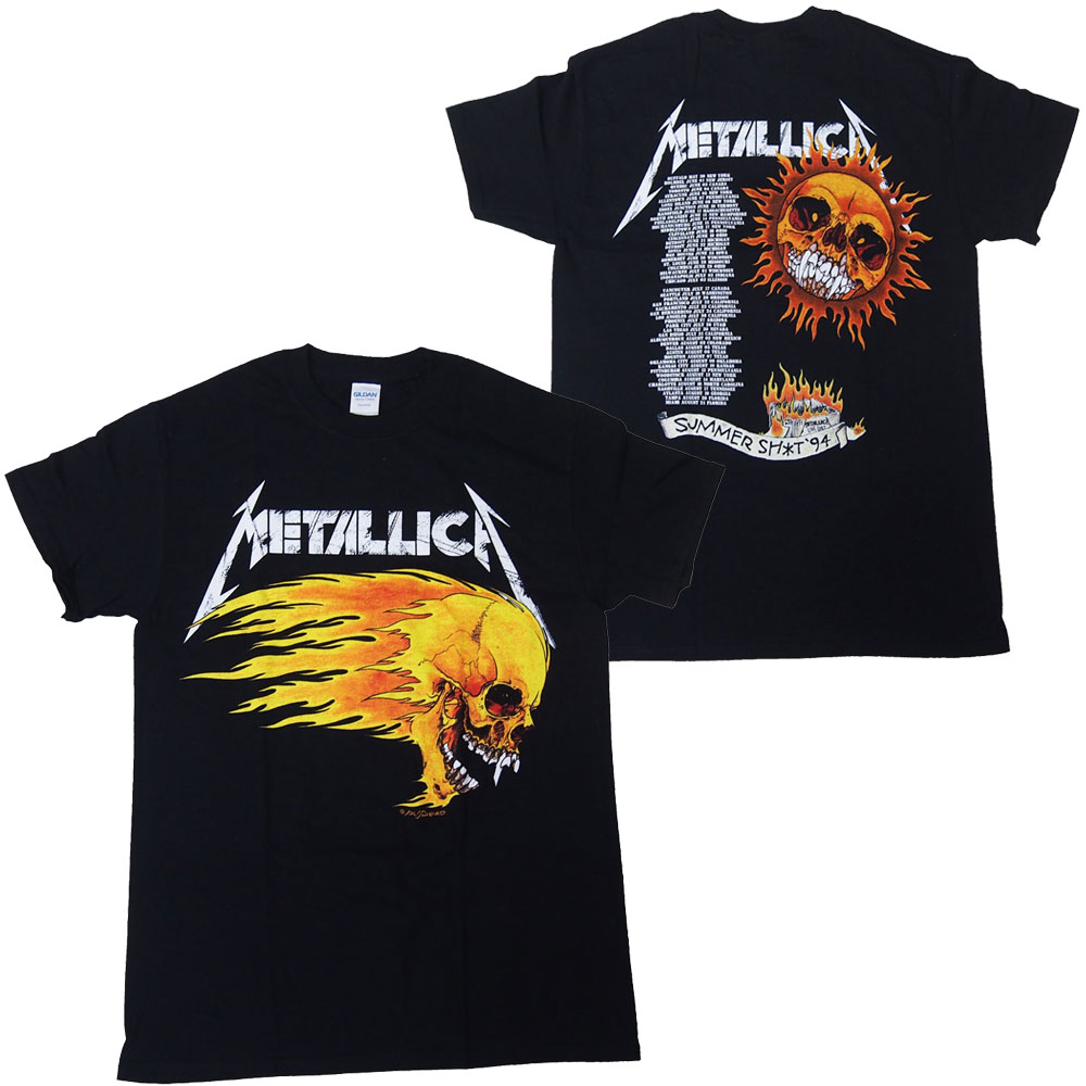 楽天市場】METALLICA・DAMAGE INC UK版 バンドTシャツ メタリカTシャツ