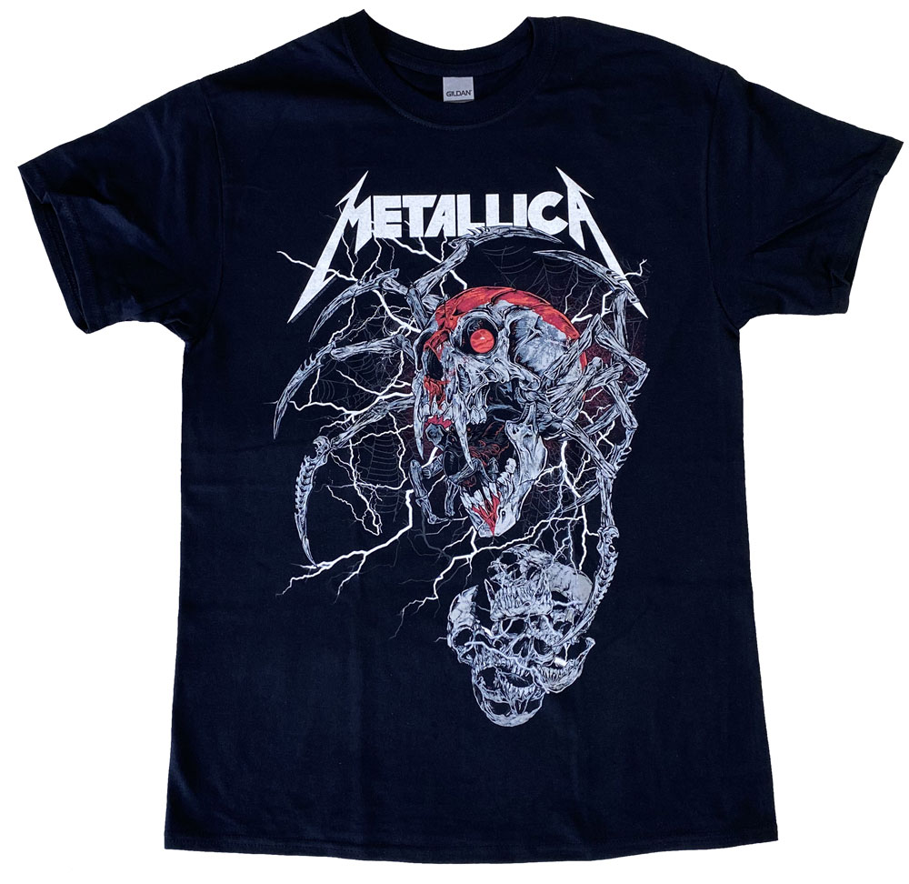 メタリカ パスヘッド Metallica Tシャツ ブラック スカルデザイン