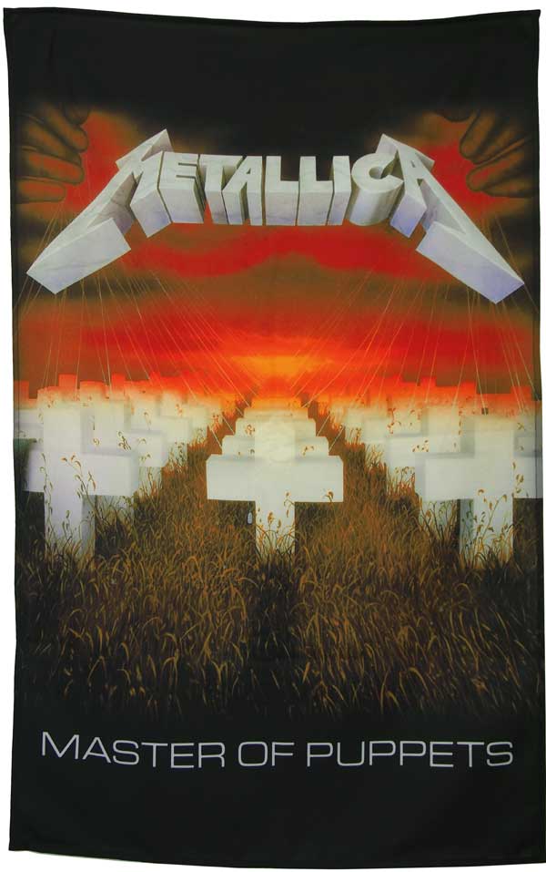 楽天市場 Metallica Master Of Puppets 布ポスター メタリカ オフィシャル ポスターフラッグ厚手 Dragtrain ドラッグトレイン