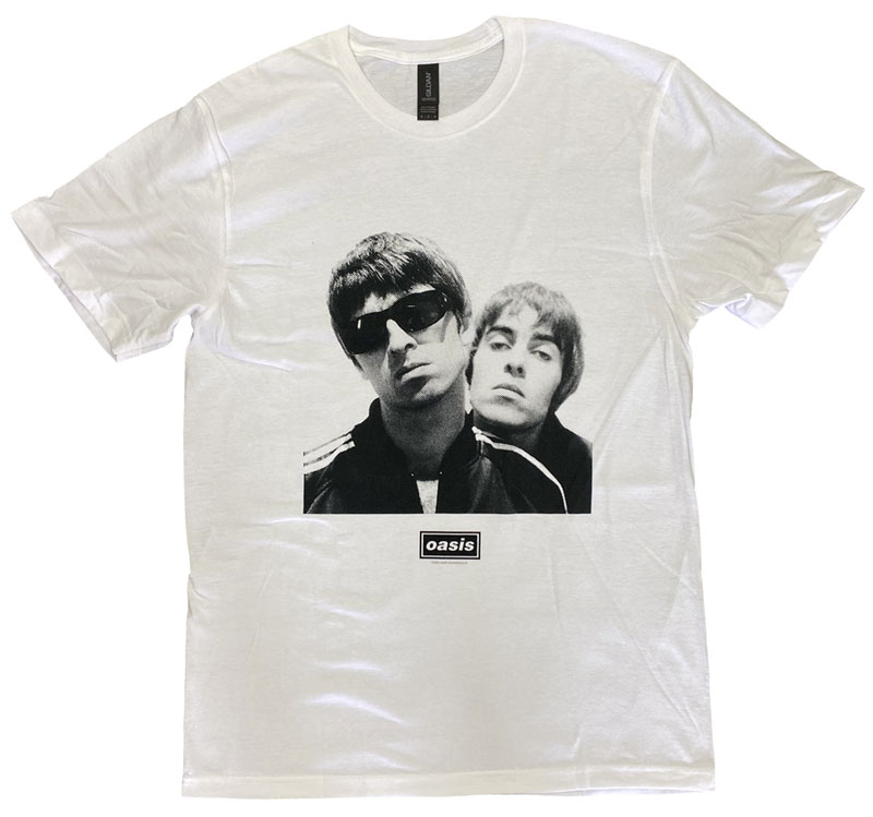 Oasis オフィシャル Be Here Now イラストTシャツ OASIS オアシス Tシャツ バンドTシャツ ホワイト BE HERE NOW