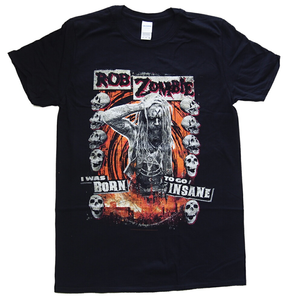 【楽天市場】rob Zombie・ロブゾンビ・born To Go Insane・tシャツ・ロックtシャツ・オフィシャル バンドtシャツ