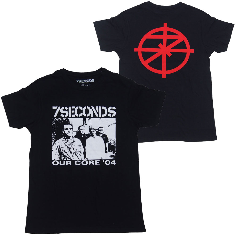 7セカンズ 7 SECONDS・OUR CORE・UK版・Tシャツ・バンドTシャツ オフィシャル ロックTシャツ |  dragtrain／ドラッグトレイン