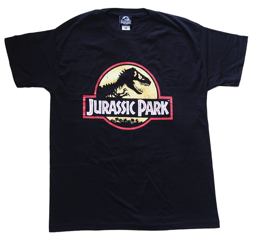 楽天市場 Jurassic Park ジュラシック パーク Logo Distressed Uk版 Tシャツ 映画tシャツ オフィシャルtシャツ Dragtrain ドラッグトレイン