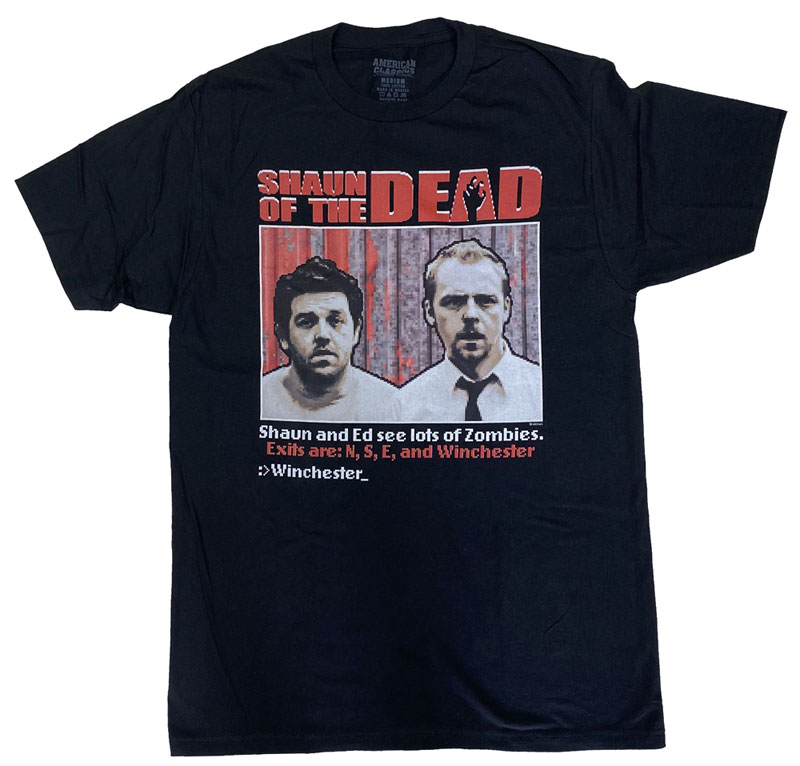 00s SHAUN OF THE DEAD tシャツ ムービー　ヴィンテージ L shaun of the dead t shirt 00s | focus