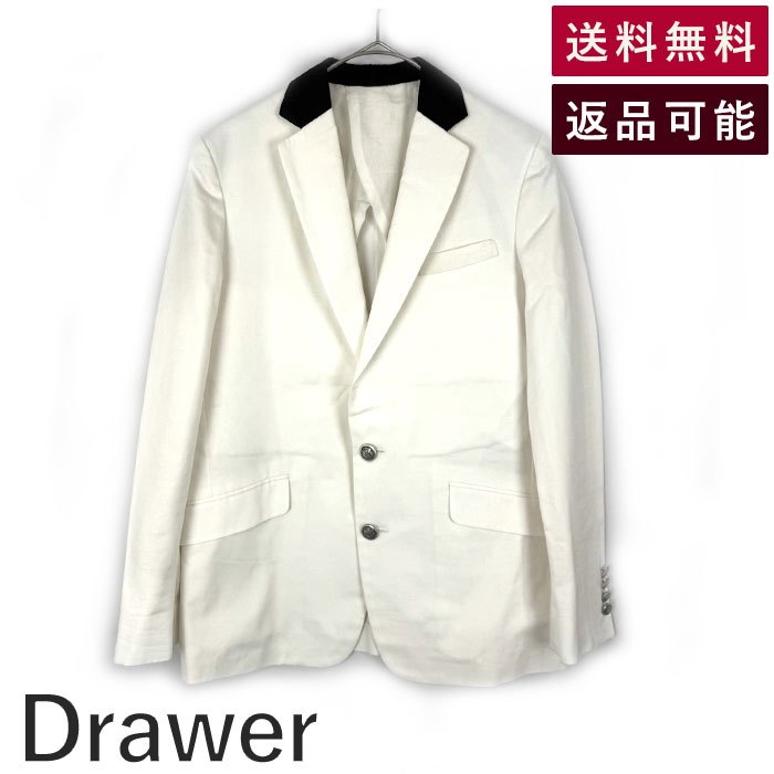 Drawer ジャケット ドゥロワー コットン ツイル コンパクト ジャケット