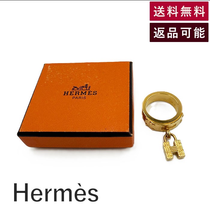 楽天市場】HERMES エルメス スカーフリング ケリー カデナ