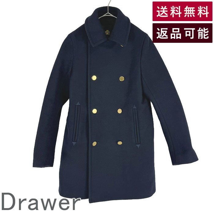 楽天市場】Drawer ウールカシミヤケヌキノーカラーコート