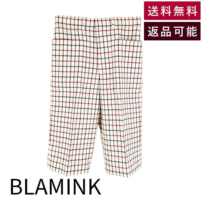 【百貨店SALE 20％OFF】【中古】BLAMINK ブラジャーミンクのコート 照合のしるし柄 二分の一ズボン下 レディース 36 羊毛100% 貨物輸送無料 2084005058 i1104h00215 返品可 古着 中古 ブランド名古着DB