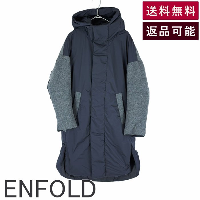 楽天市場】ENFOLD エンフォルド ダウンコート サイズ:38 ブラック