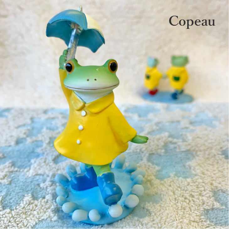 楽天市場 コポー ミドル 雨に唄えば Copeau コポーシリーズ コポタロウ コポたん かえる カエル 雑貨 置き物 オブジェ フィギュア 置物 小物 ミニチュア Drawerplus ドロワープラス ダイカイ 梅雨 雨 Drawer Plusドロワープラス