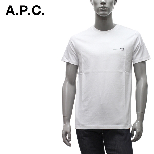 楽天市場】アーペーセー A.P.C. スモールロゴ Tシャツ【BLANC/WHITE 
