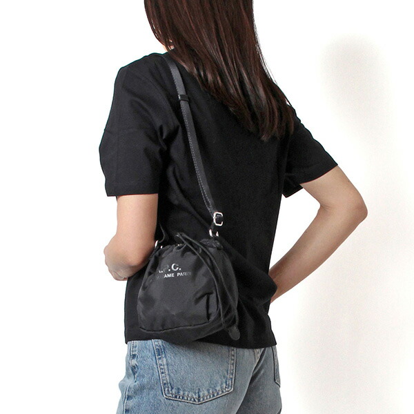 26SSモデル アーペーセー A.P.C. レディース BACKSTAGE クロスボディポーチ【LZZ NOIR/BLACK】 H67047 PAAGX LZZ/【2026SS】l-bag