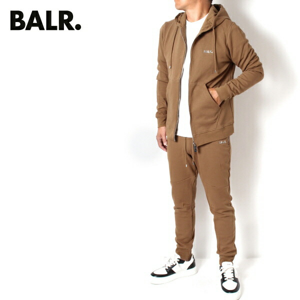BALR. ボーラー 定番人気Qシリーズ　スウェット上下セット 楽天市場】BALR ボーラー Q-Series Straight Zip Thru Hoodie