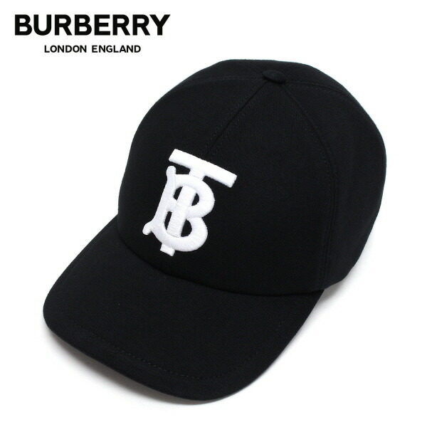 21 22年秋冬新作 メンズ帽子 Burberry バーバリー ファッション雑貨 小物 Baseball キャップ Cap Burberry モノグラムモチーフ バーバリー Black 帽子 モノグラムモチーフ コットンジャージー Black 21 22aw Goods Drawers ドロワーズ
