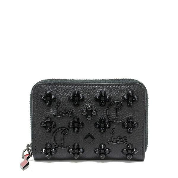 25AWモデル クリスチャンルブタン Christian Louboutin パネトーネ PANETTONE 小銭入れ カードケース【ブラック】 3175223 B253/【2025-26AW】m-wallet