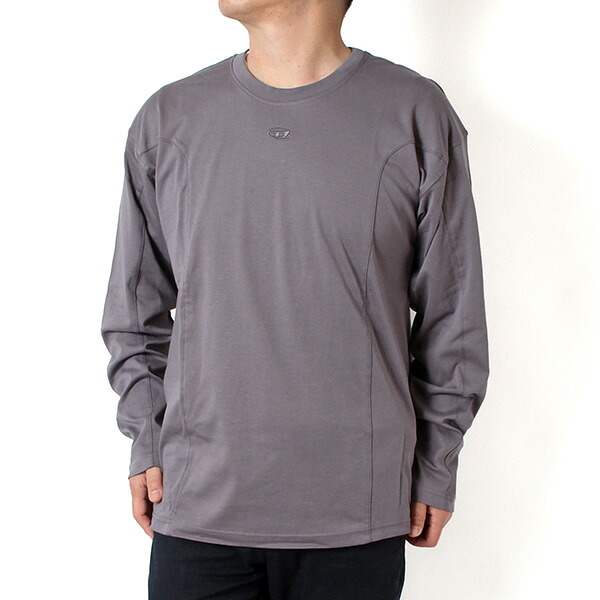26SSひな形ディーゼル DIESEL 長袖ティーシャツ T BOXT LS INT【薄墨色】A19444 0AIJU 96I/【2026SS】m-tops