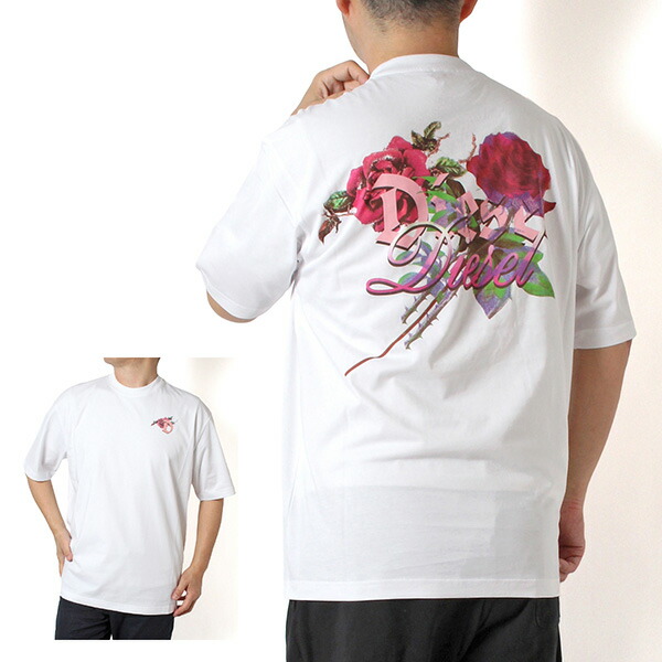 26SSモデル ディーゼル DIESEL Tシャツ T BOGGY V4【ホワイト】 A22497 0PLAT 100/【2026SS】m-tops